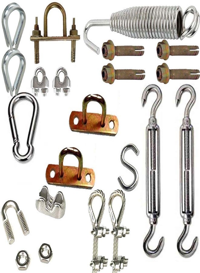 DIY Crafts Design No # 2, With Fastener, Ultimate Hammocks Hanging Kit Hammock Indoor Outdoor Hammocks Chair Spring Swivel Hook Hanging Kit - Heavy Duty St (Design No # 2, With Fastener) - Image 1